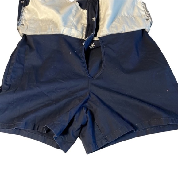 Croft & Borrow size 4 stretch skort, navy with white embroidered stars - Picture 7 of 7